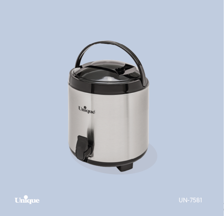 کلمن استیل داخل استیل یونیک سایز 8 لیتر مدل UN-7583