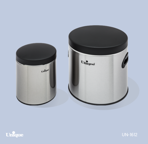 سطل قند و شکر استیل یونیک مدل UN-1612