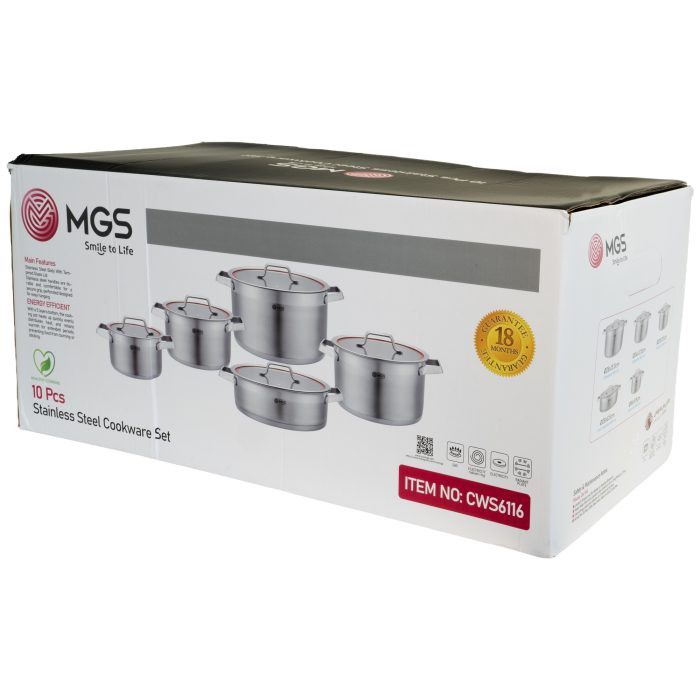 سرویس قابلمه استیل MGS وارداتی مدل CWS6116